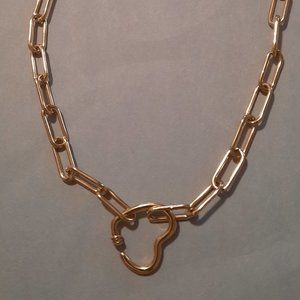 Heart pendant chain necklace